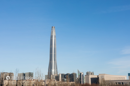 天津周大福金融中心建筑