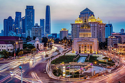 天津城市夜景